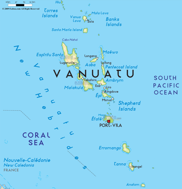 Vanuatu-map