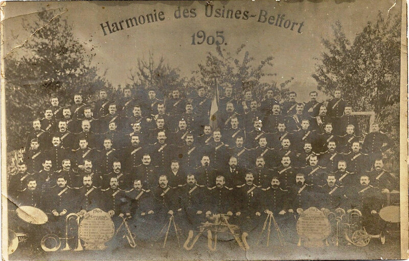 Belfort 1905 CPA Haronie Usines