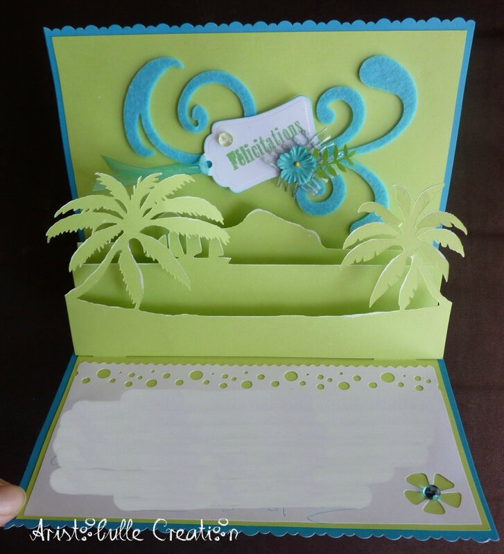 Carte mariage Antilles - intérieur dessus