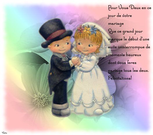poeme de felicitation pour un mariage