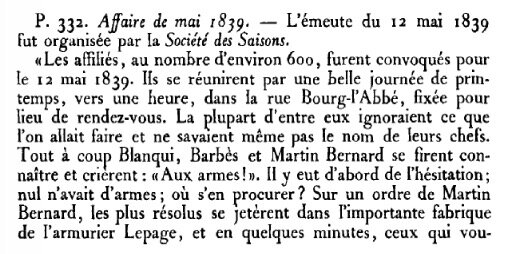 émeute 12 mai 1839 récit (1)