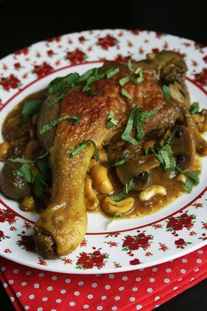 Tajine de canard aux noix de cajou et à la menthe 2