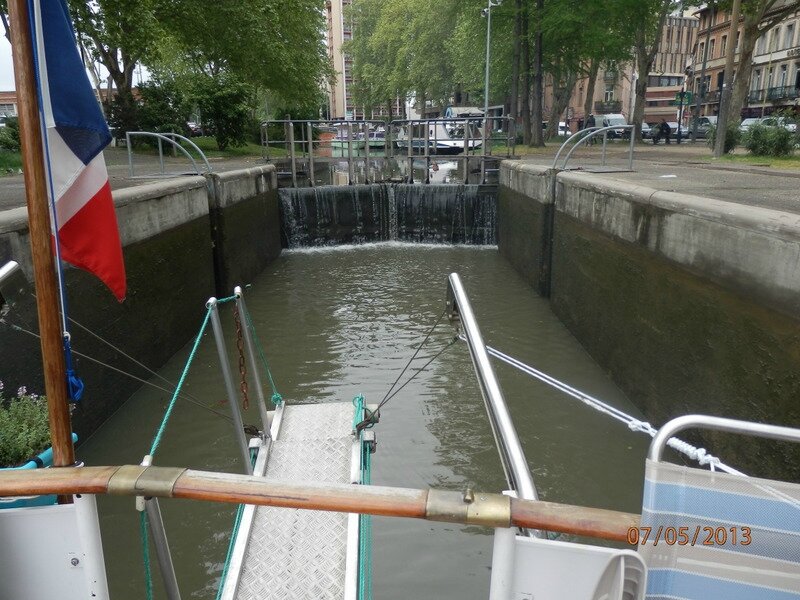 ecluse de bayard les portes amont