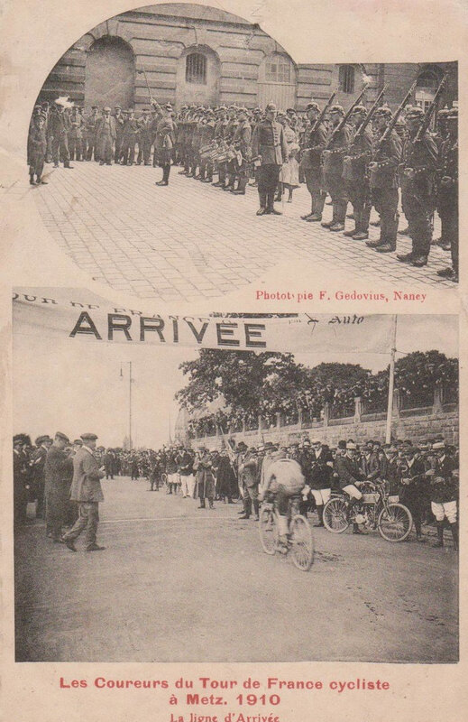 CPA Metz Tour de France 1910