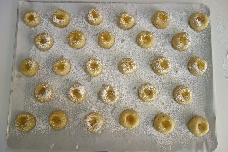 amaretti au limoncello, citron et citron confit