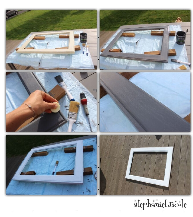 tuto relooking miroir bougie