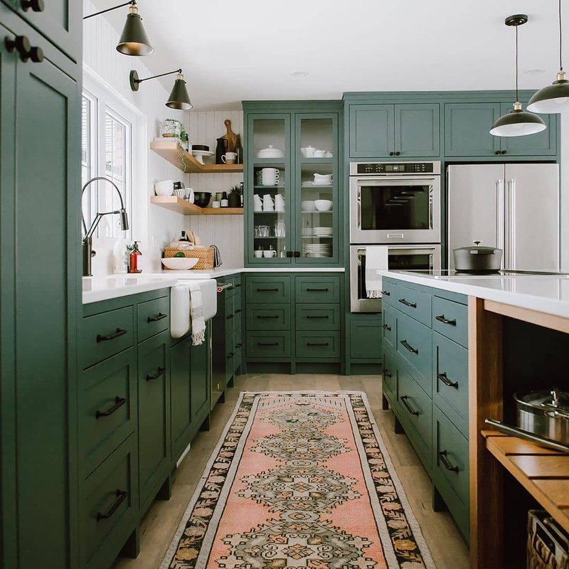 best-green-paint-kitchen-cabinets - Copie