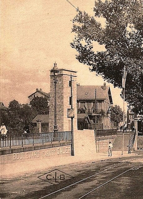 9 1919 08 15 Belfort CPA Fêtes patriotiques Avenue Wilson Miotte R