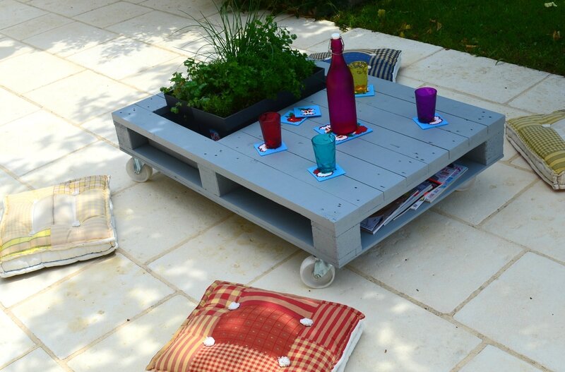 Table basse en palette-La chouette bricole