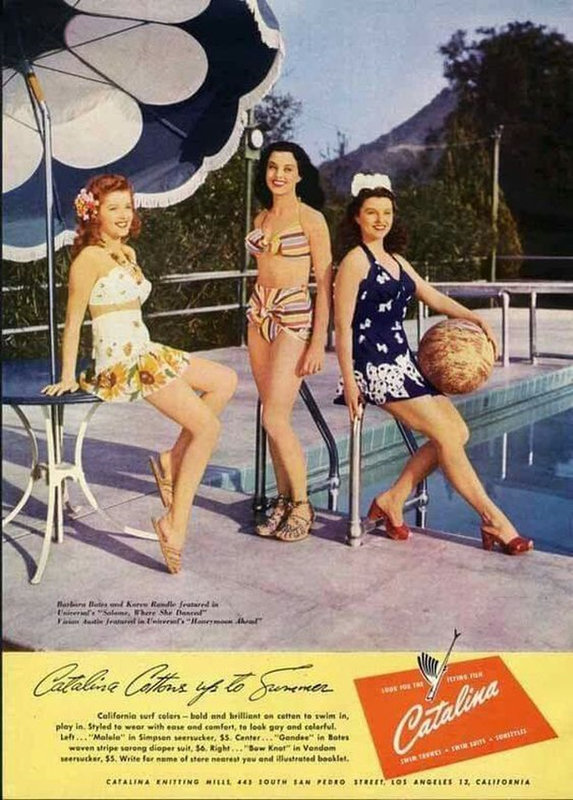 Swimsuit_CATALINA-Striped-1945-ad-1