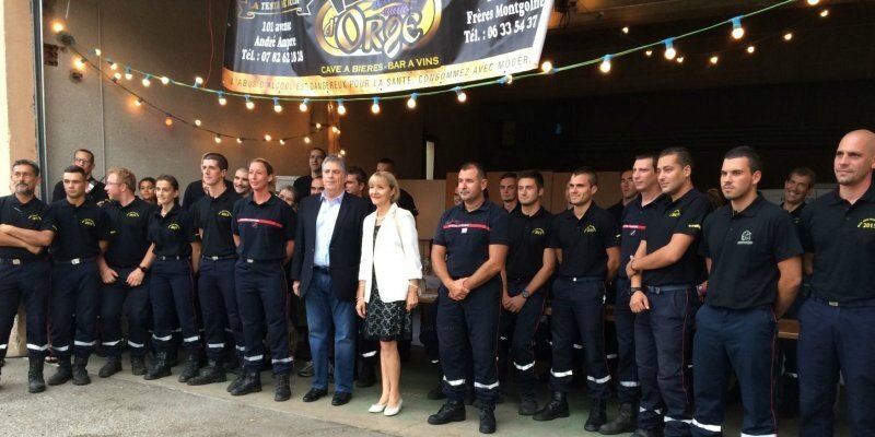 Les pompiers ont été félicités