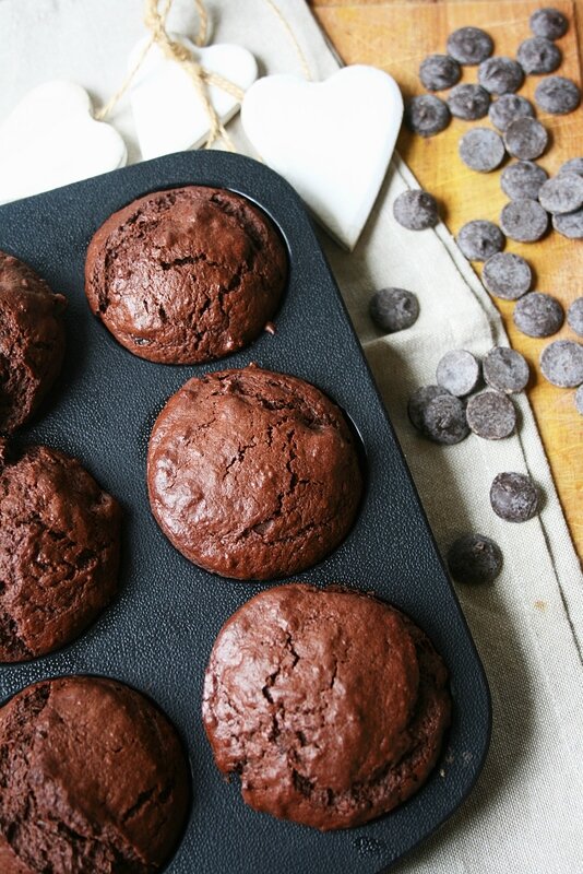 Muffins au chocolat et panais