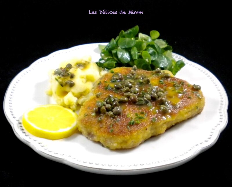 Côtes de veau panées au citron et aux câpres 5