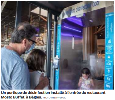 2020 08 10 SO Un portique de désinfection
