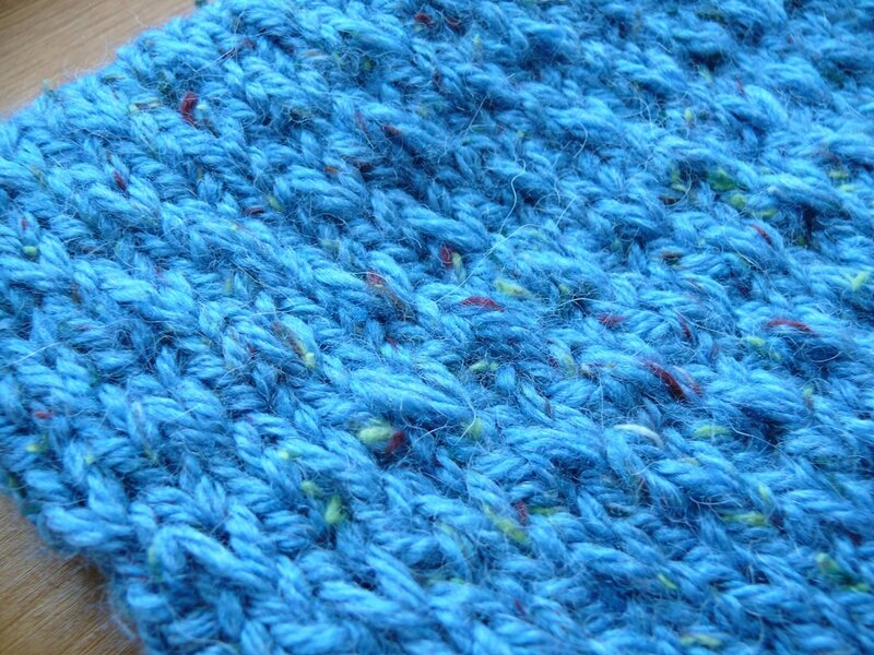 Texture bonnet fossettes carré