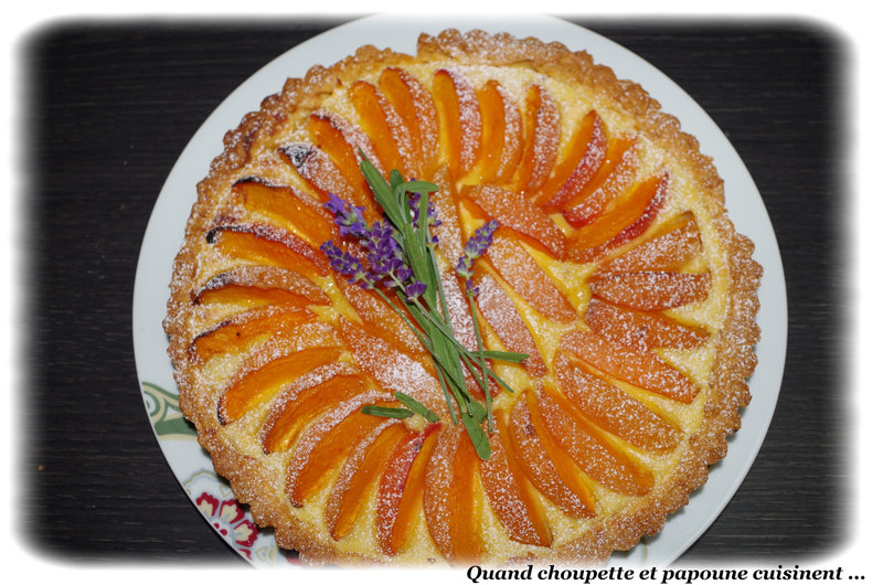 tarte d'abricots à la lavande-7822