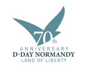 logo 70e anniversary landing liberation battle D-Day Normandy 1944 2014