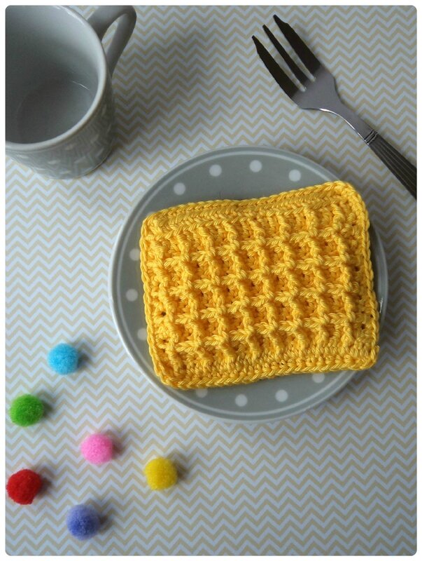 Gaufre au crochet Cam&Drey bricolent