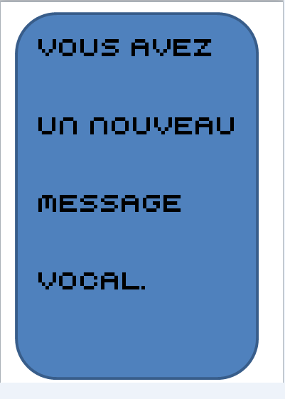 message vocal