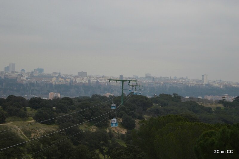 Vue du teleferico - Madrid