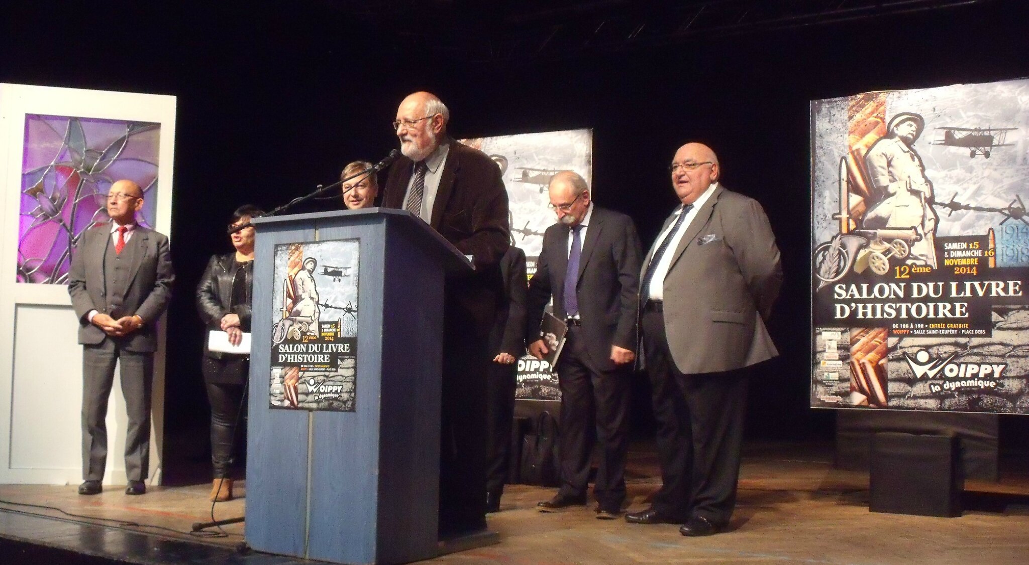 Marc Bojic, président de la SHW, ouvre le 12e Salon de Woippy