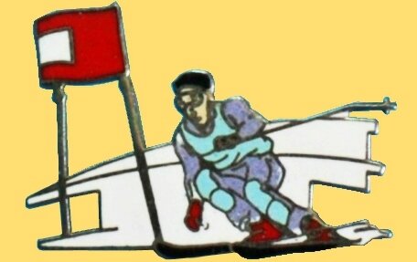 Pin's Slalom géant