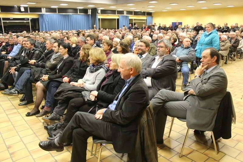 cérémonie des voeux 2015 Avranches public