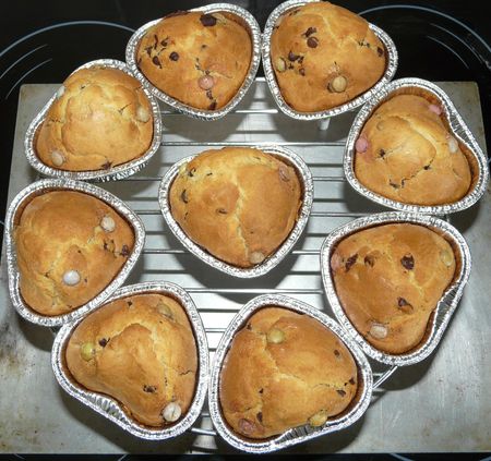 Muffins smarties pépites