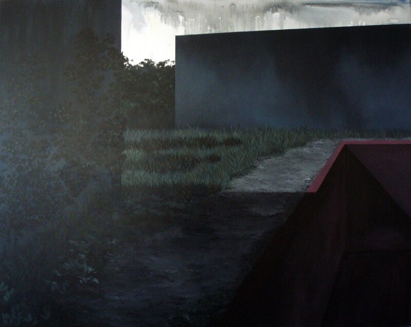 Linda Roux, Sans titre, acrylique sur toile, 125 x 100 cm, 2010