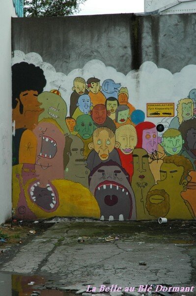 Fresque murale à Reykjavik (1).