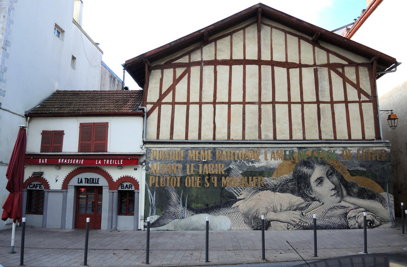 Bayonne, festival points de vue 2022, fresque de Madame