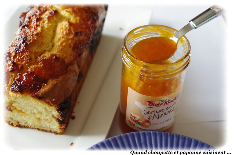 cake moelleux à la confiture d'abricots-8932