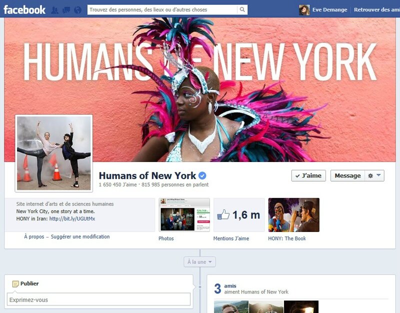 Human of new york - facebook