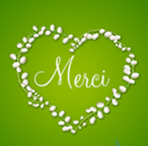 coeur vert merci