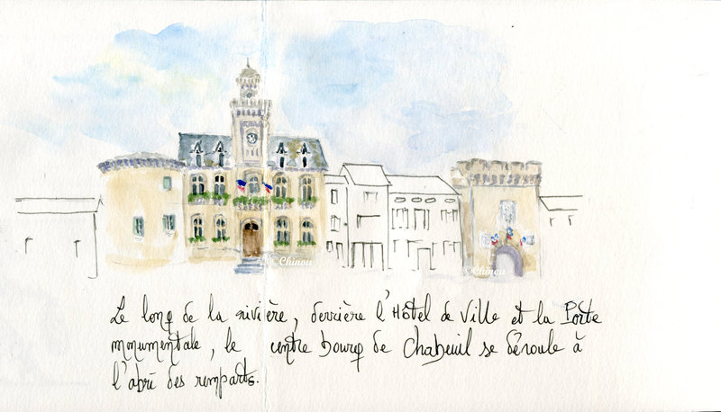  Chabeuil Hôtel de Ville & porte