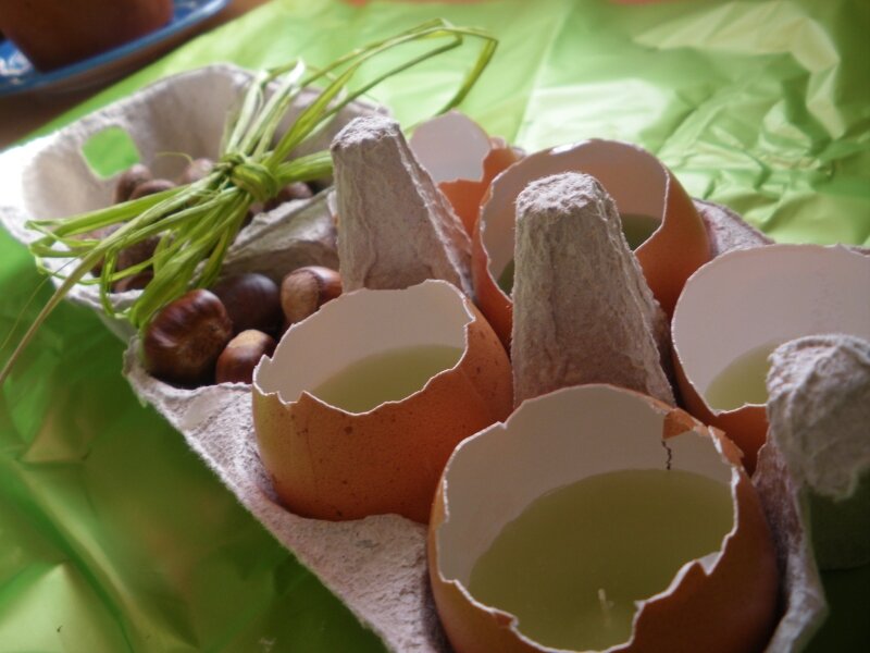 bougies oeufs