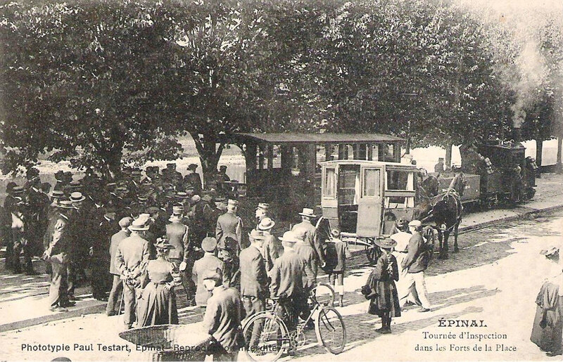 Epinal CPA Tournée d'inspection des Forts