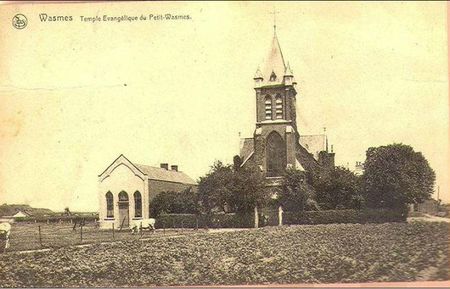 Petit-Wasmes - Eglise et Temple - carte postale