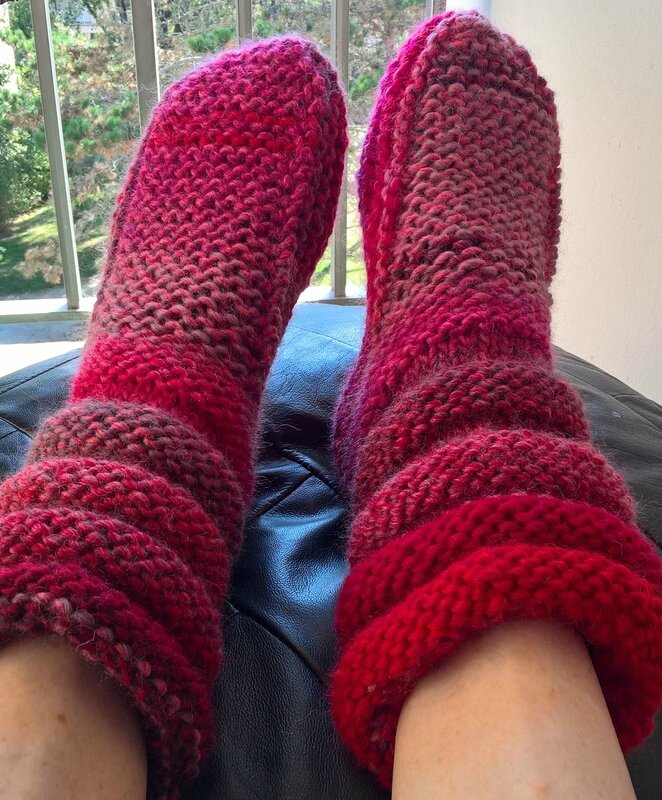 Chaussons point de godron