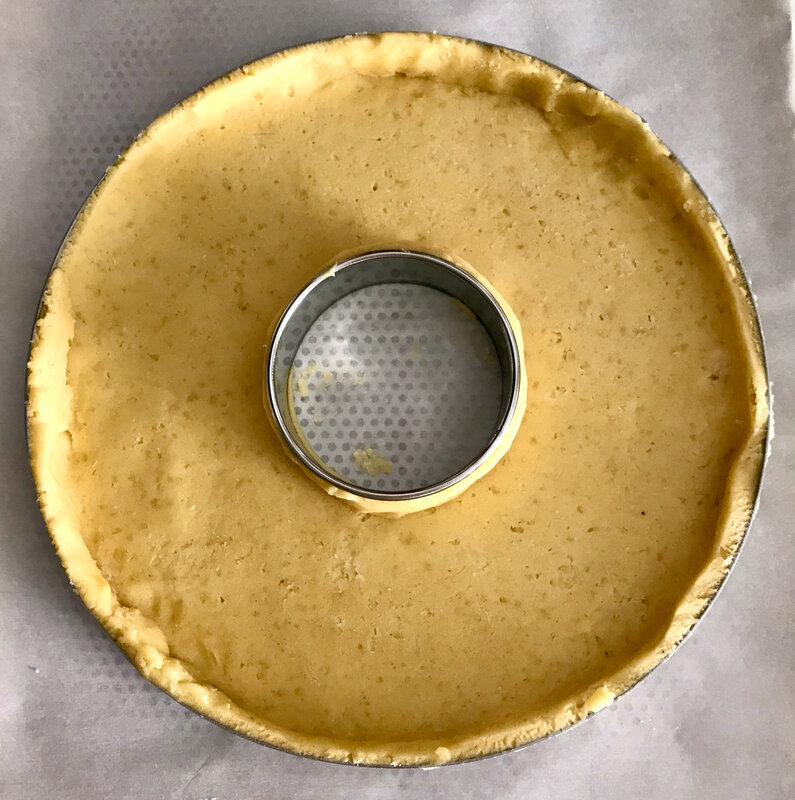 Tarte au citron avant cuisson