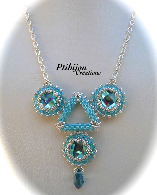 COLLIER CAB TURQUOISE