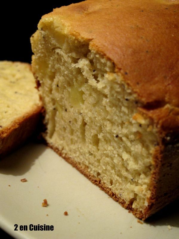 Cake Pomme Citron recettes dessert cake léger au citron pavot