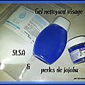 Gel nettoyant-exfoliant visage <b>SLSA</b> & perles de jojoba