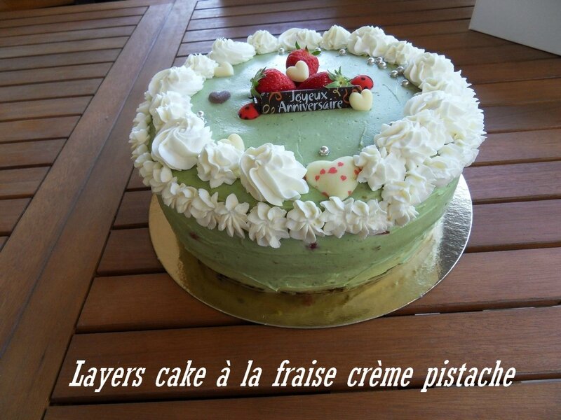 Layers cake fraise pistache2