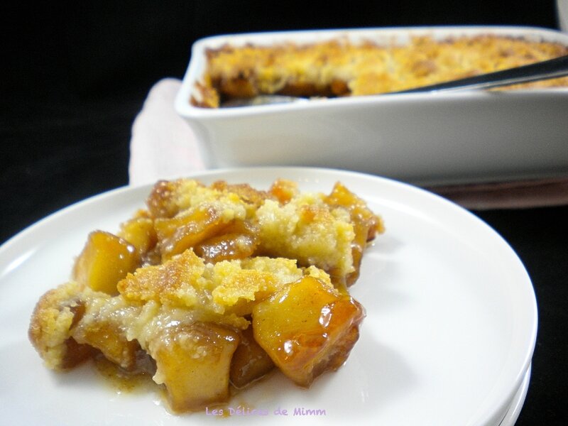 Crumble aux pommes et caramel au beurre salé de Cyril Lignac 3