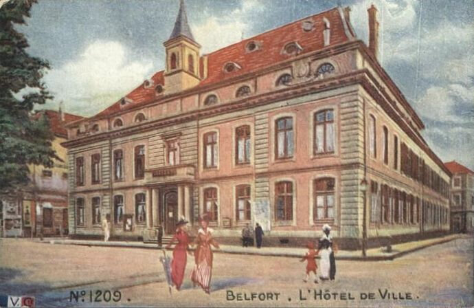 Belfort CPA LVC 1209 Hôtel de ville XX