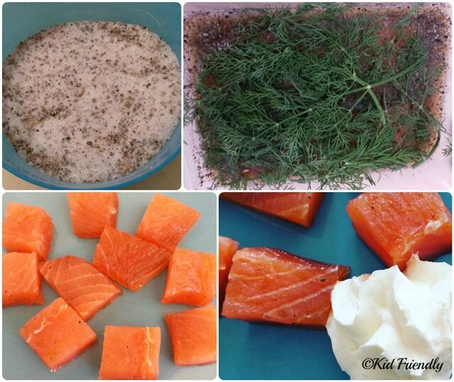 Saumon gravlax chantilly au citron vert ©Kid Friendly