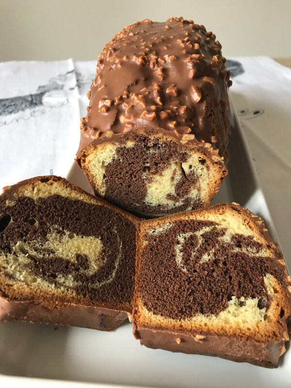 cake marbré de Cyril Lignac