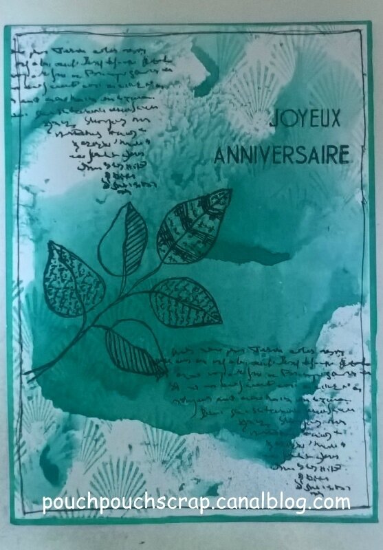 Carte d'Anniversaire Maud Octobre 2017