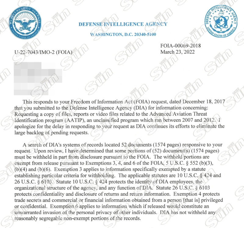 Defense Intelligence Agency dit publie 1 574 pages